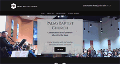 Desktop Screenshot of palmsbaptistchurch.com