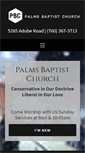 Mobile Screenshot of palmsbaptistchurch.com